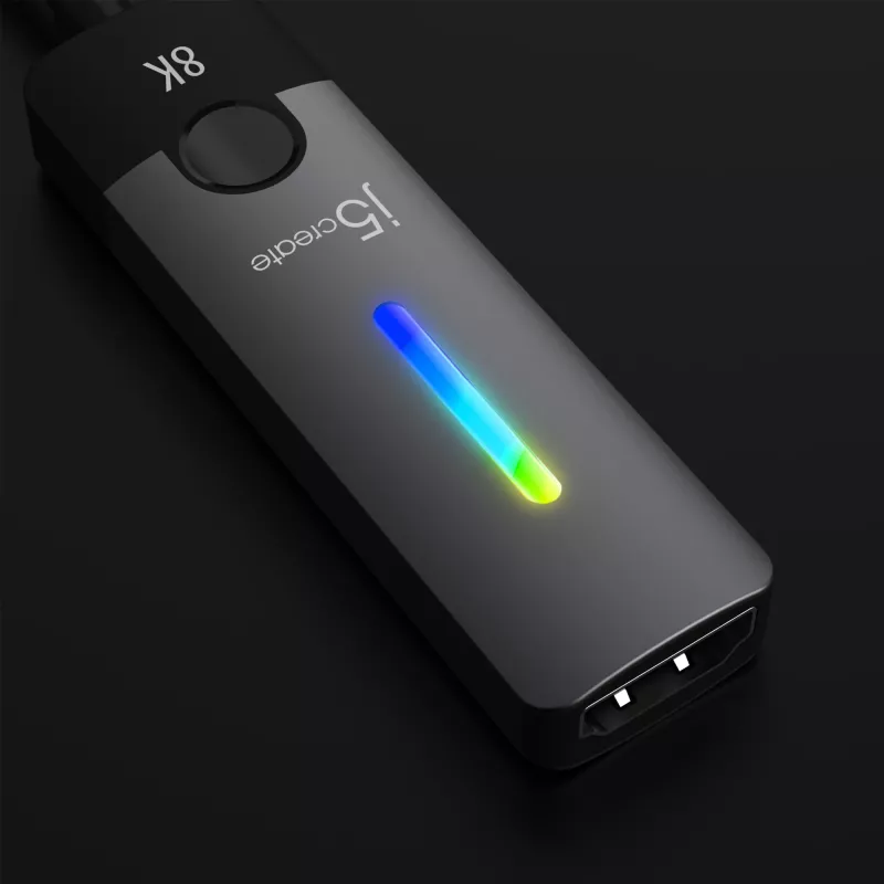 j5create JCA157-N USB-C - HDMI 2.1 8K adapter, 10 cm