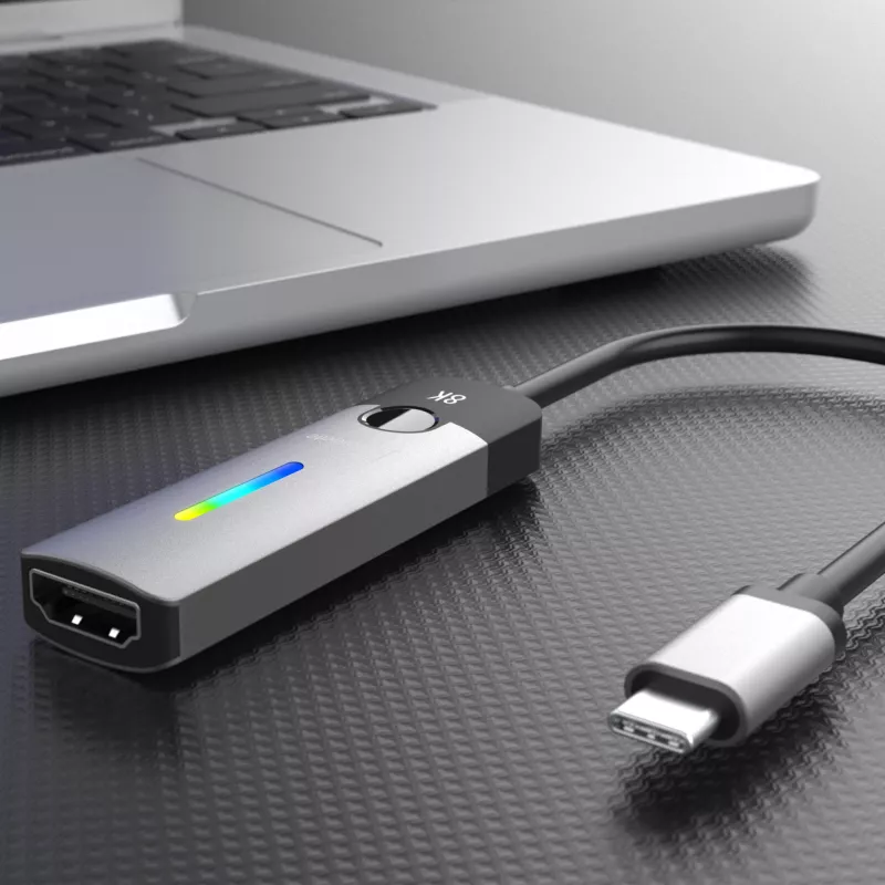 j5create JCA157-N USB-C - HDMI 2.1 8K adapter, 10 cm