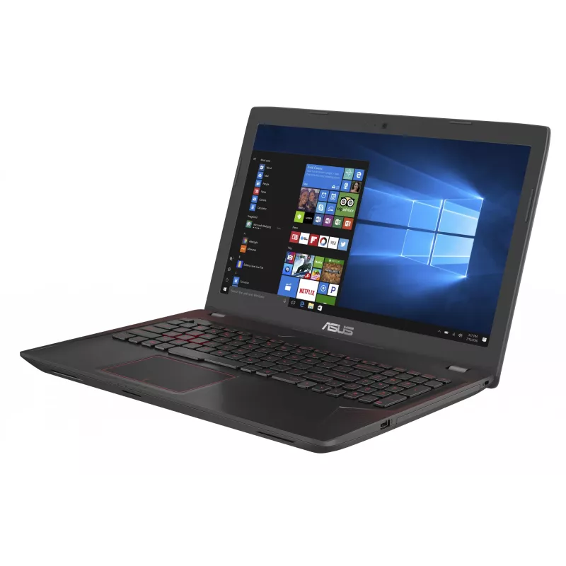 Sülearvuti ASUS FX553VD-DM199T — Intel Core i5-7300HQ, 15,6-tolline Full HD, 8 GB muutmälu, 256 GB SSD, NVIDIA GeForce GTX 1050, Windows 10 Home, must