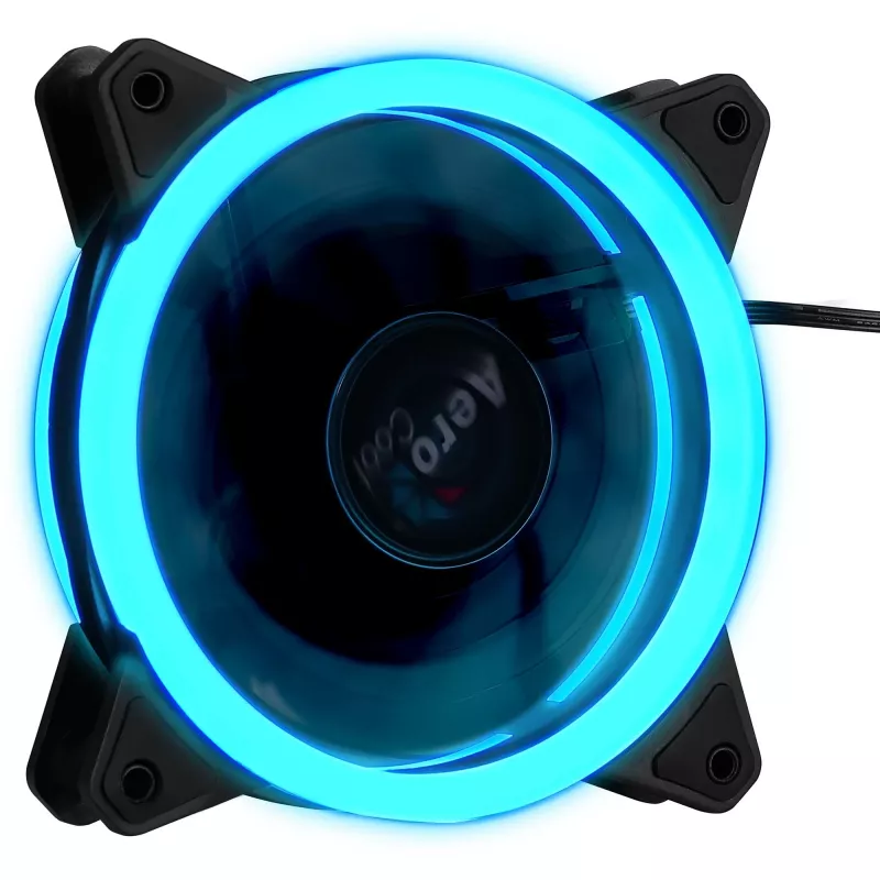 Aerocool Rev RGB arvutikorpuse ventilaator 12 cm Must