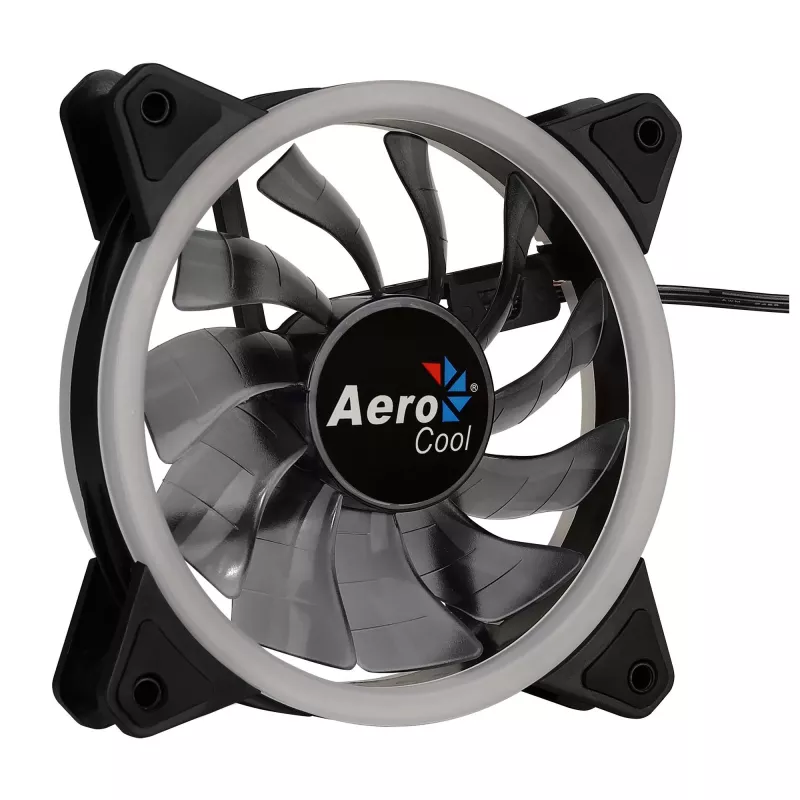 Aerocool Rev RGB arvutikorpuse ventilaator 12 cm Must