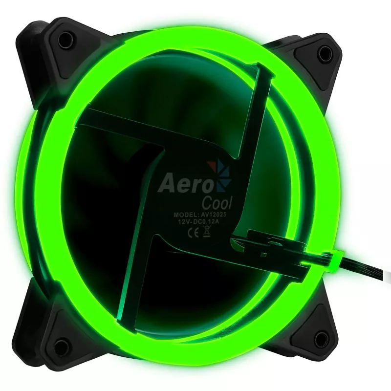 Aerocool Rev RGB arvutikorpuse ventilaator 12 cm Must