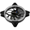 Aerocool Rev RGB arvutikorpuse ventilaator 12 cm Must
