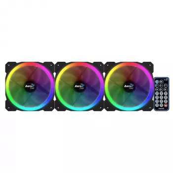 Aerocool Orbit RC arvutikorpuse ventilaator 12 cm must
