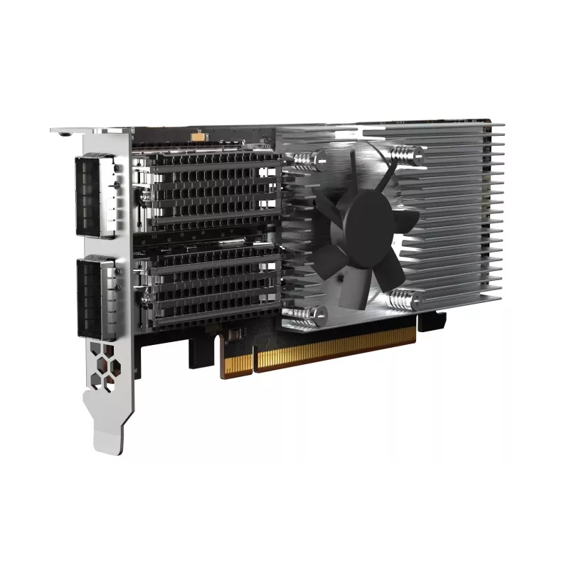 QNAP QXG-100G2SF-E810 võrgukaart Sisemine Fiiberoptiline 100000 Mbit/s