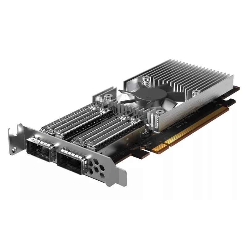 QNAP QXG-100G2SF-E810 võrgukaart Sisemine Fiiberoptiline 100000 Mbit/s