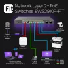 Hallatav kommutaator EnGenius FitSwitch 8 PoE 8x Gigabit Ethernet pordid