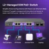 Hallatav kommutaator EnGenius FitSwitch 8 PoE 8x Gigabit Ethernet pordid