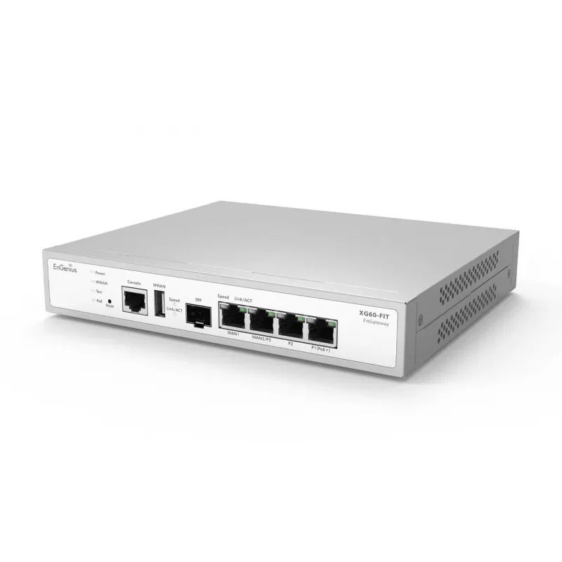 EnGenius FitXpress hallatud võrgulüüs 2 x GbE LAN ja 2 x GbE WAN ja 1 SFP port