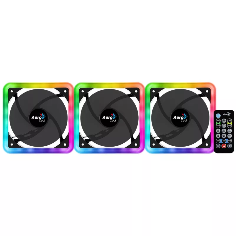Aerocool Edge 14 Pro arvutikorpuse ventilaator 14 cm Must