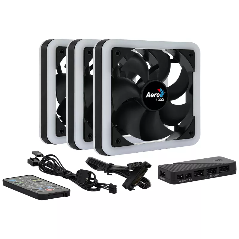 Aerocool Edge 14 Pro arvutikorpuse ventilaator 14 cm Must
