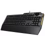 ASUS TUF Gaming K1 klaviatuur USB Must Täissuuruses RGB LED