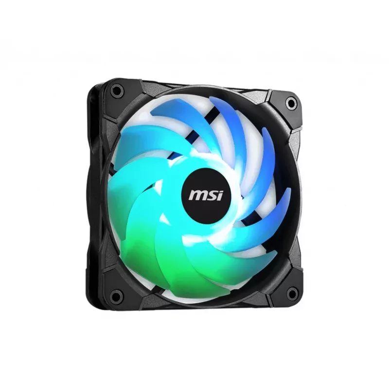 MSI MAX F12A-3 120mm ARGB ventilaatorikomplekt - korpuse lisatarvik '3x 120mm ARGB PWM ventilaatorit, 600-1500 RPM, Mystic Lighting Sync'
