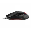 MSI CLUTCH GM08 optiline mängurihiir '4200 DPI optiline sensor, 6 programmeeritavat nuppu, sümmeetriline disain, vastupidavad lülitid enam kui 10 miljoni klõpsuga, reguleeritav kaal, punane LED'