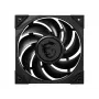 MSI MEG SILENT GALE P12 Premium vaikne ventilaator '120mm, PWM, tasakaalustatud staatilise rõhu õhuvool, LCP ventilaatorilaba, HDB laager, vibratsioonivastased padjad, 300mm kaabel'
