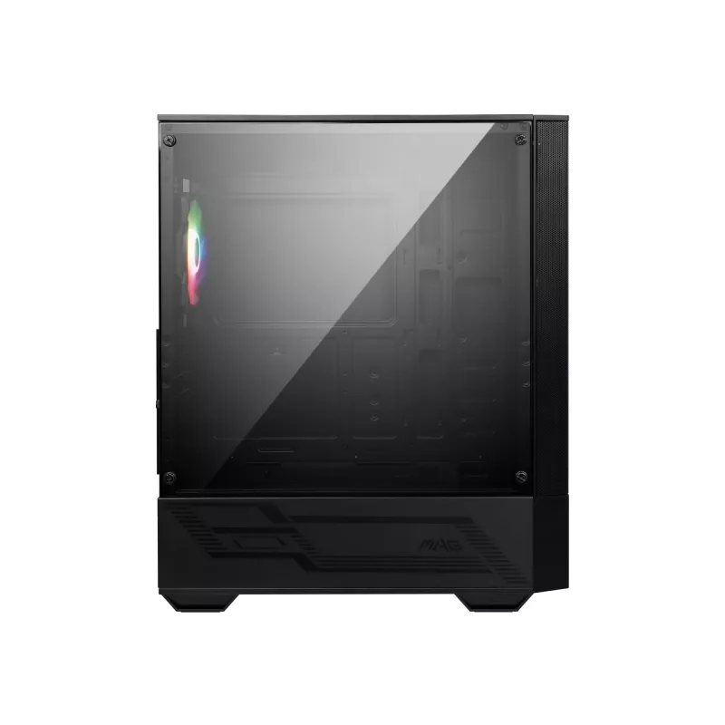 MSI MAG FORGE 111R Mid Tower Gaming arvutikorpus 'Must, 1x 120 mm ARGB PWM ventilaator, 1-6 ARGB jaotur, Mystic Light Sync, karastatud klaasist paneel, ATX, mATX, mini-ITX'