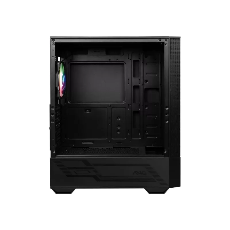 MSI MAG FORGE 111R Mid Tower Gaming arvutikorpus 'Must, 1x 120 mm ARGB PWM ventilaator, 1-6 ARGB jaotur, Mystic Light Sync, karastatud klaasist paneel, ATX, mATX, mini-ITX'