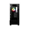 MSI MAG FORGE 111R Mid Tower Gaming arvutikorpus 'Must, 1x 120 mm ARGB PWM ventilaator, 1-6 ARGB jaotur, Mystic Light Sync, karastatud klaasist paneel, ATX, mATX, mini-ITX'