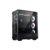 MSI MAG FORGE 111R Mid Tower Gaming arvutikorpus 'Must, 1x 120 mm ARGB PWM ventilaator, 1-6 ARGB jaotur, Mystic Light Sync, karastatud klaasist paneel, ATX, mATX, mini-ITX'