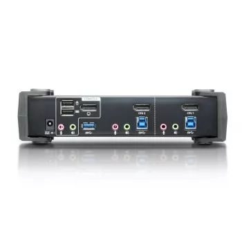 ATEN 2-pordiline USB 3.1 Gen 1 4K DisplayPort 1.2 KVMP™ lüliti heliga (KVM-kaablid kaasas)