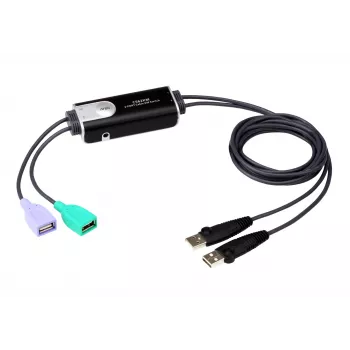 KM-lüliti ATEN 2-pordiline USB Boundless juhtmega CS62KM