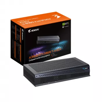Graafikakaart GIGABYTE AORUS RTX 5060 Ti AI BOX — 16GB GDDR7, 128-bit, PCIe 5.0, 2572 MHz