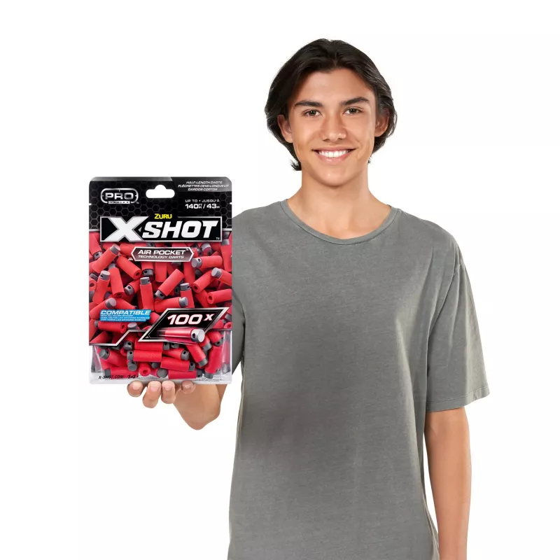 XSHOT Pro seeria poole pikkusega noolte täitepakk (100 noolt) ZURU