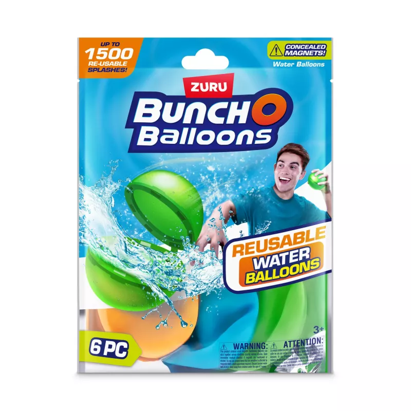 Bunch O Balloons korduvkasutatavad veepallid 6 tk ZURU