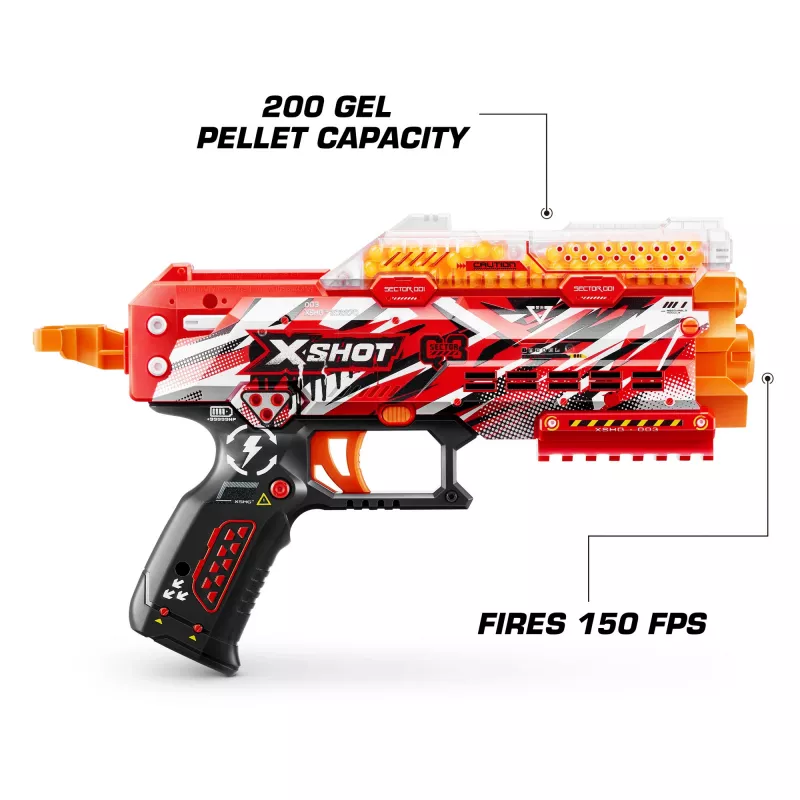 XSHOT Hyper Gel Stinger Blaster (3000 Hyper Gel kuulikest) ZURU