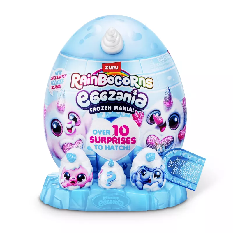 Plüüsist mänguasi Zuru Rainbocorns Eggzania Frozen Mania — loomade plüüs, mitmevärviline, alates 3. eluaastast