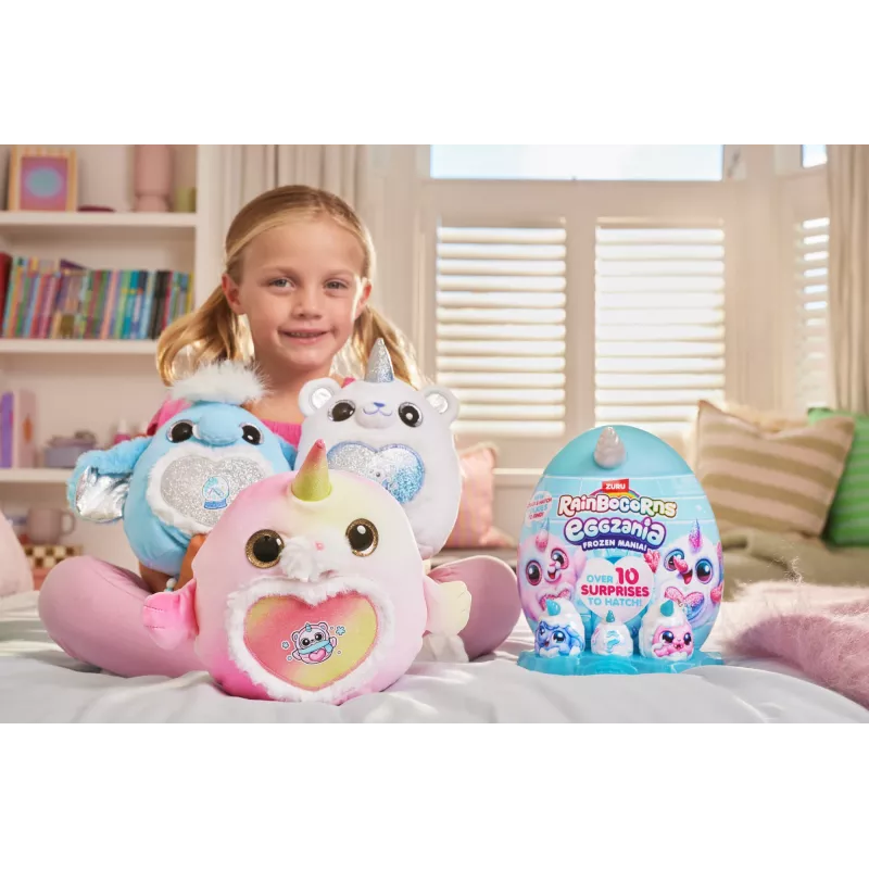 Plüüsist mänguasi Zuru Rainbocorns Eggzania Frozen Mania — loomade plüüs, mitmevärviline, alates 3. eluaastast