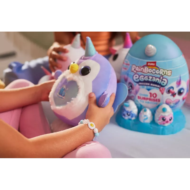 Plüüsist mänguasi Zuru Rainbocorns Eggzania Frozen Mania — loomade plüüs, mitmevärviline, alates 3. eluaastast