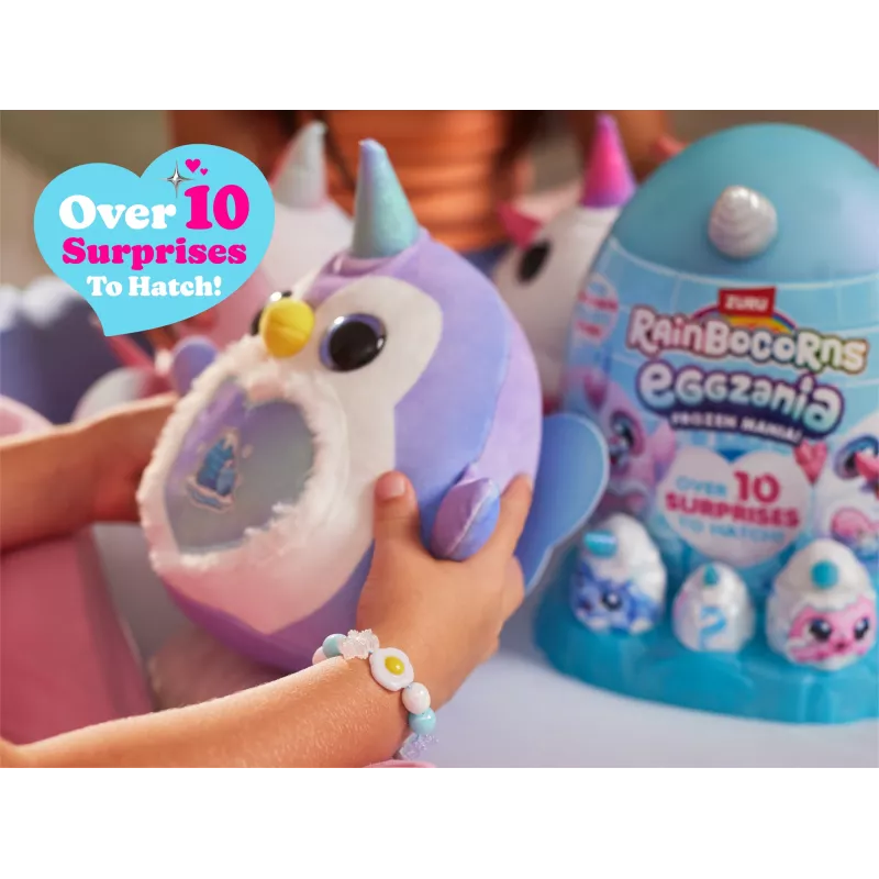 Plüüsist mänguasi Zuru Rainbocorns Eggzania Frozen Mania — loomade plüüs, mitmevärviline, alates 3. eluaastast