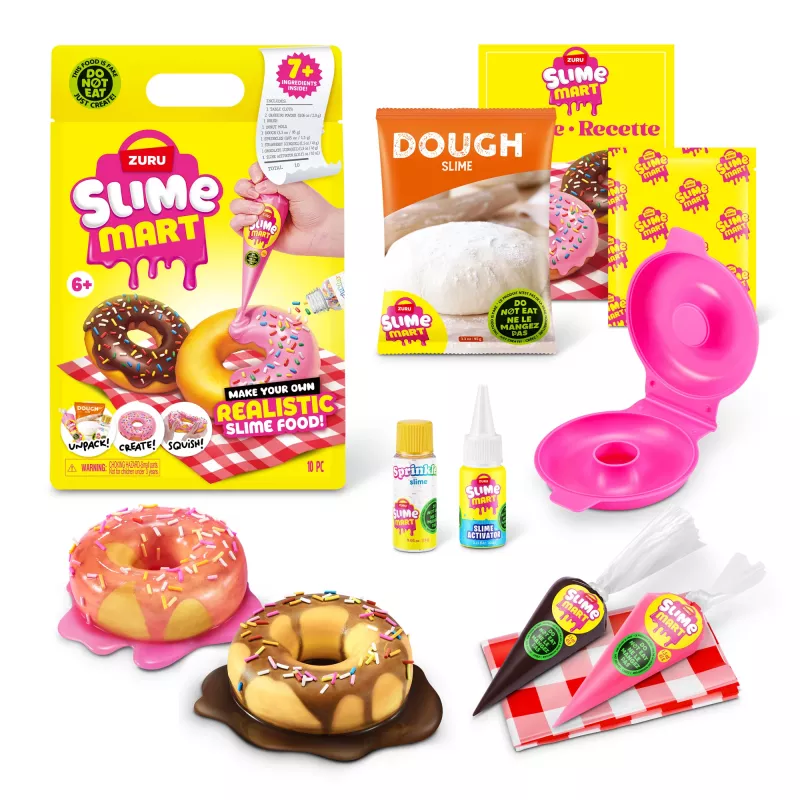 ZURU Slime Mart Small Bag, Mängutoit, 6 a, Mitmevärviline