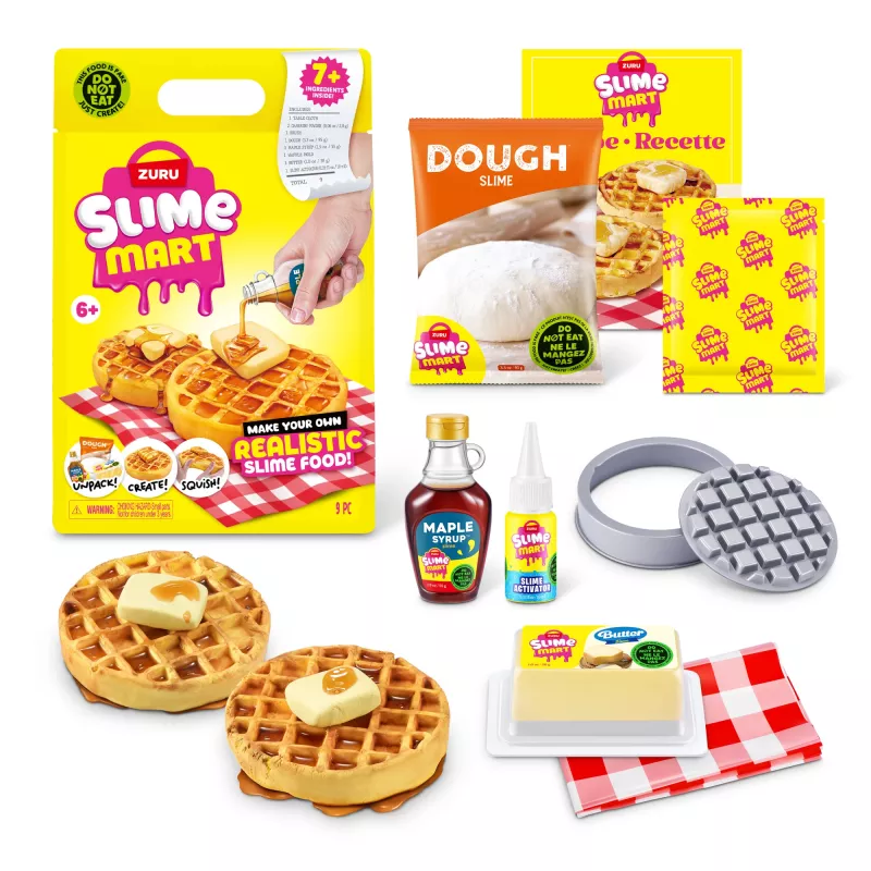 ZURU Slime Mart Small Bag, Mängutoit, 6 a, Mitmevärviline