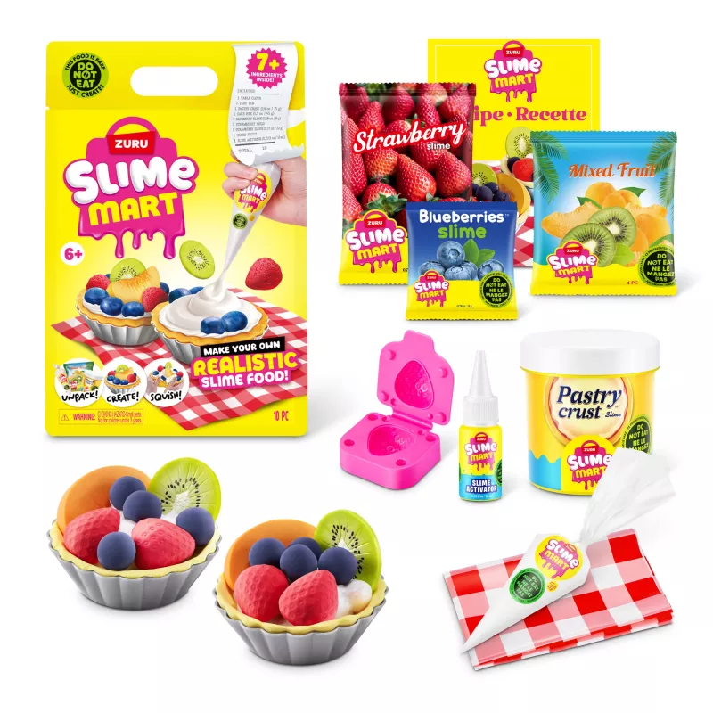 ZURU Slime Mart Small Bag, Mängutoit, 6 a, Mitmevärviline