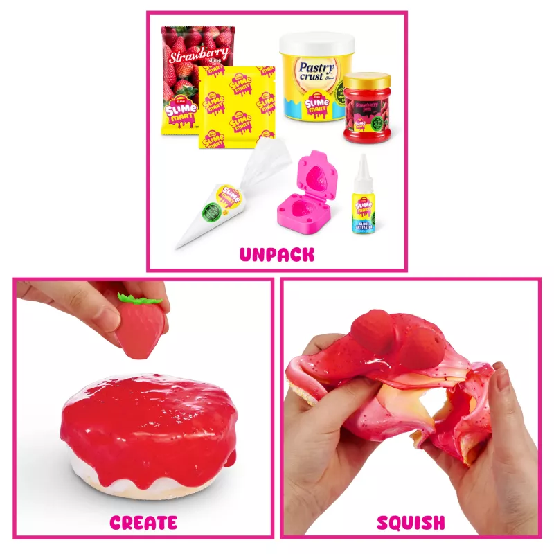 ZURU Slime Mart Small Bag, Mängutoit, 6 a, Mitmevärviline