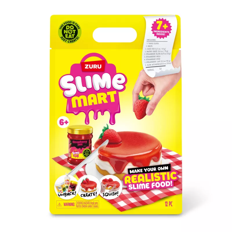 ZURU Slime Mart Small Bag, Mängutoit, 6 a, Mitmevärviline