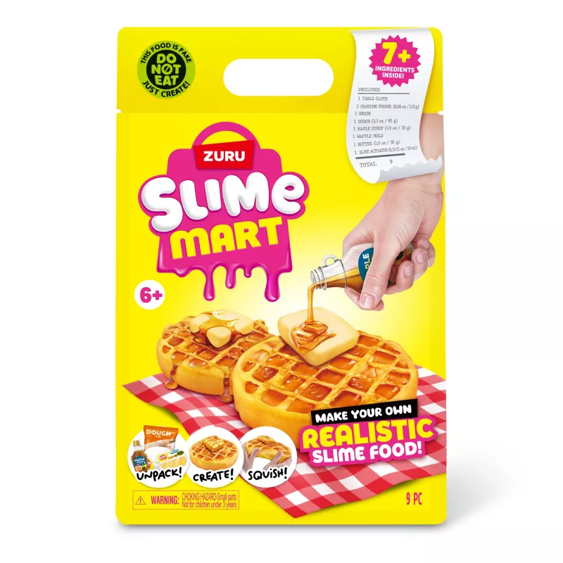 ZURU Slime Mart Small Bag, Mängutoit, 6 a, Mitmevärviline