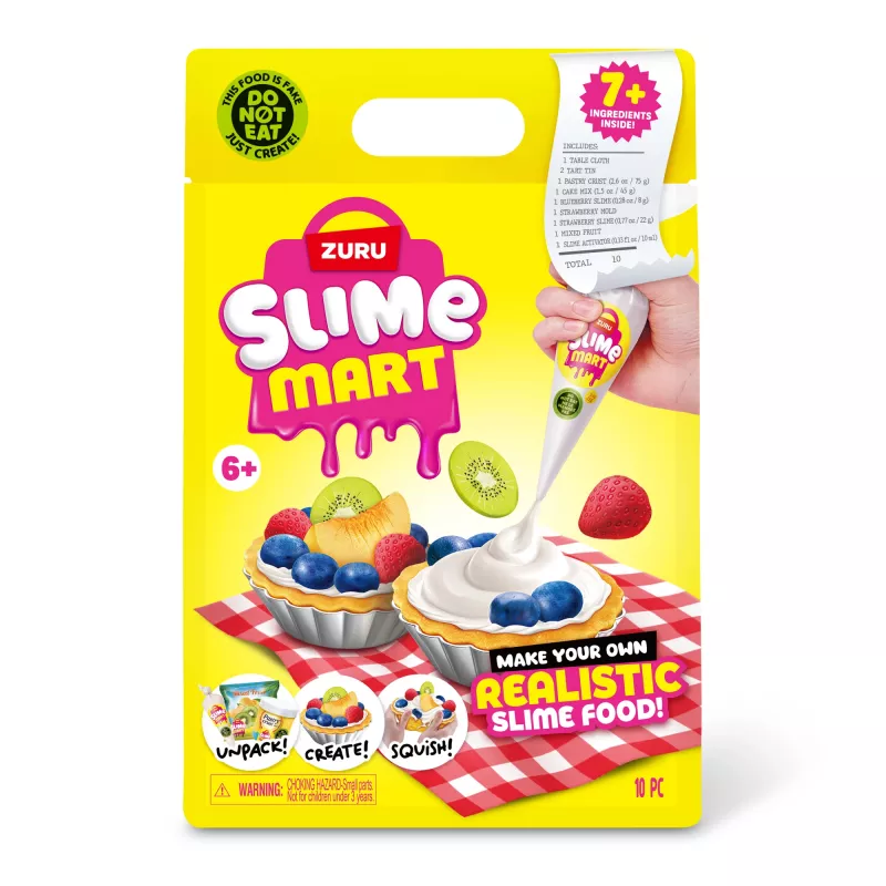 ZURU Slime Mart Small Bag, Mängutoit, 6 a, Mitmevärviline