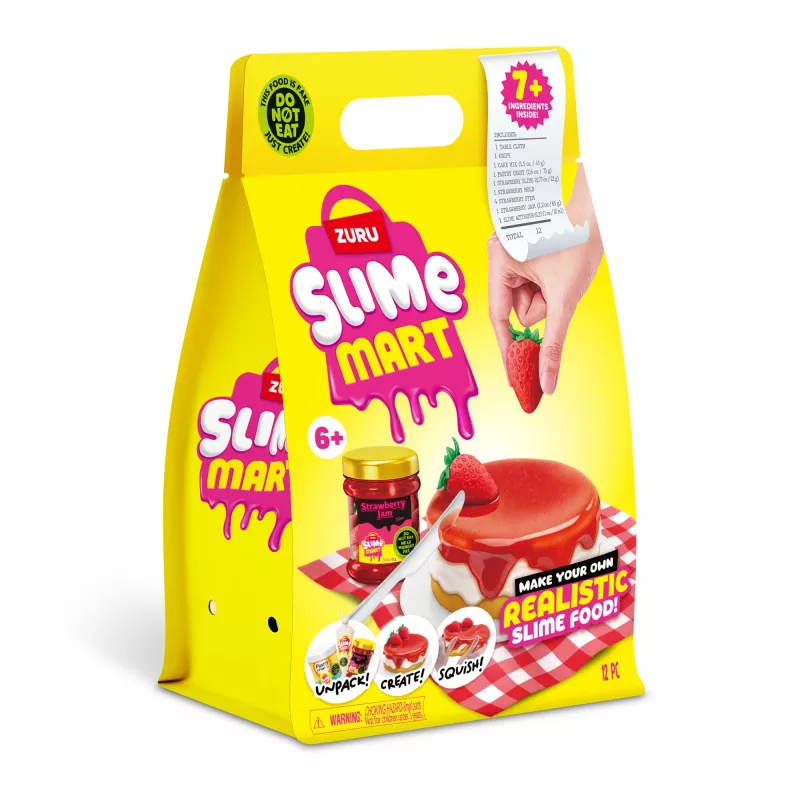 ZURU Slime Mart Small Bag, Mängutoit, 6 a, Mitmevärviline