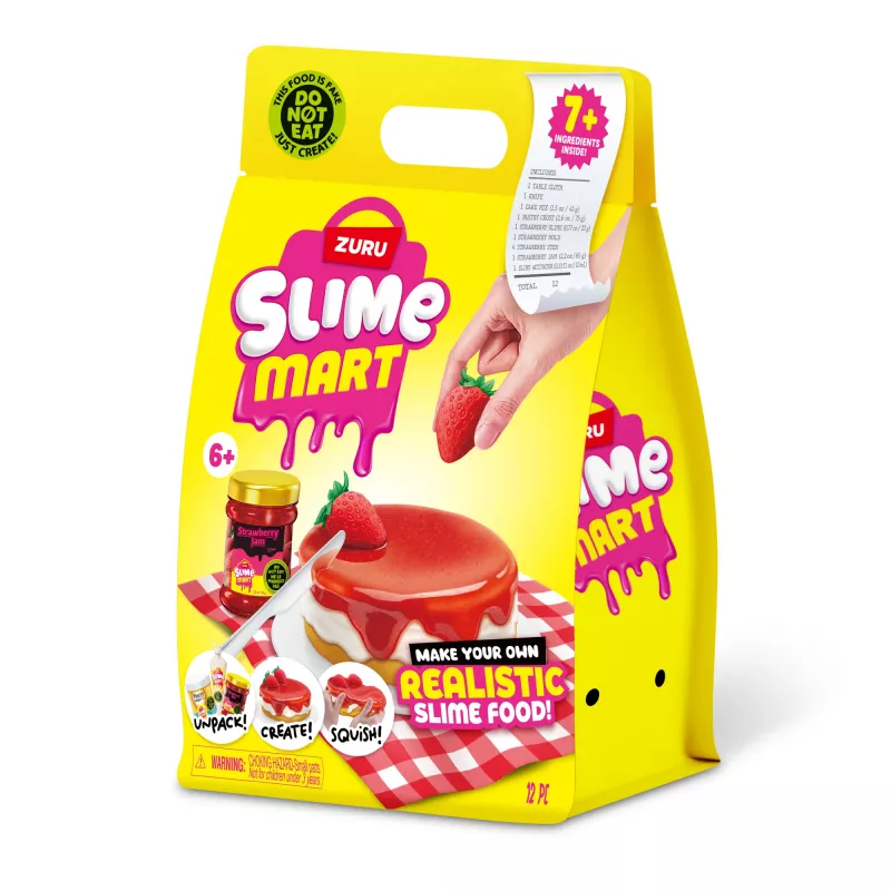 ZURU Slime Mart Small Bag, Mängutoit, 6 a, Mitmevärviline