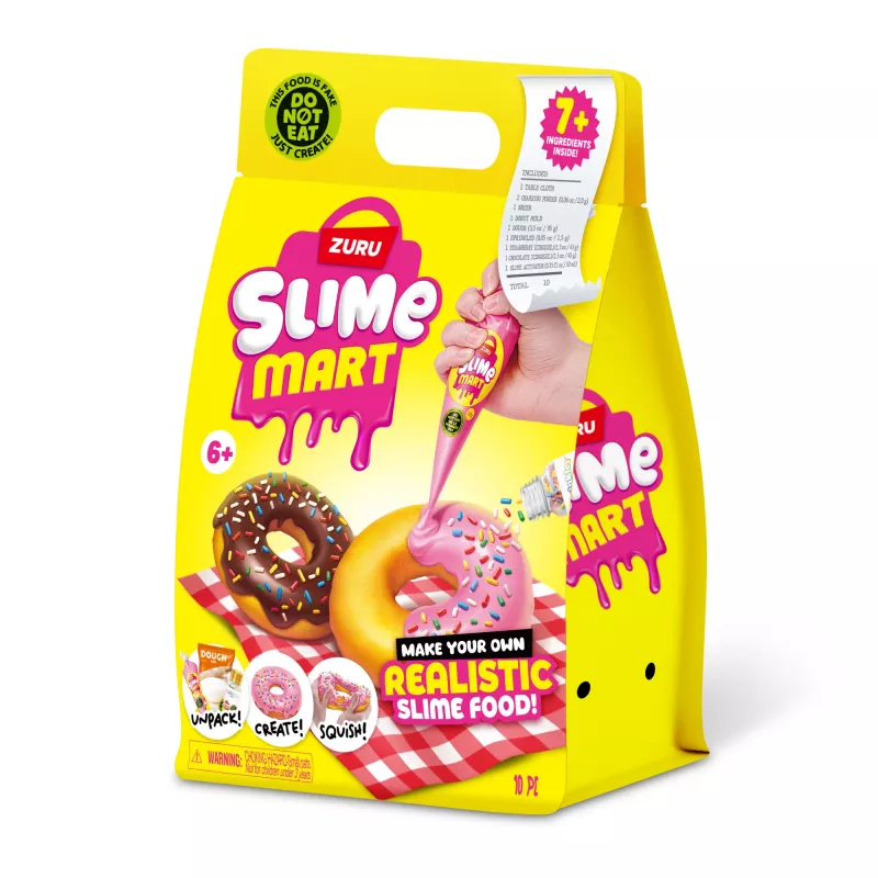 ZURU Slime Mart Small Bag, Mängutoit, 6 a, Mitmevärviline