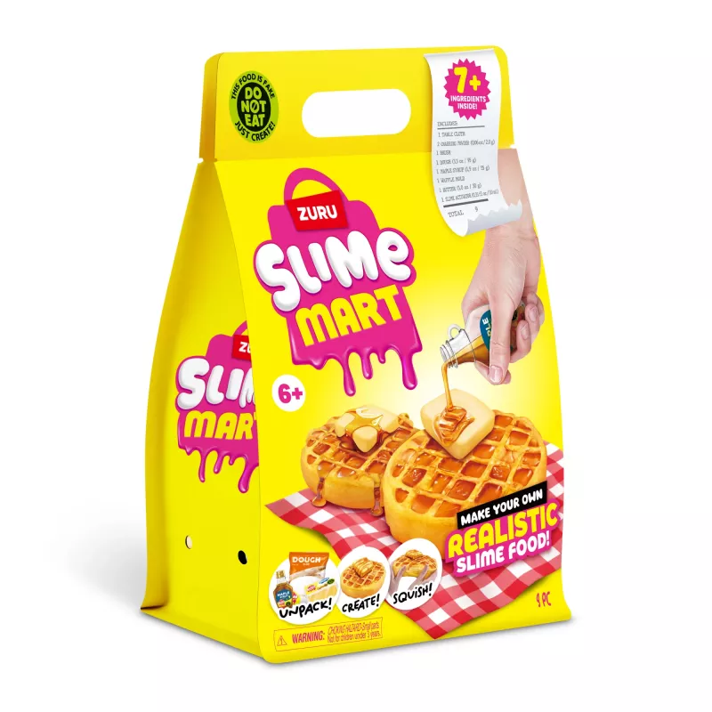 ZURU Slime Mart Small Bag, Mängutoit, 6 a, Mitmevärviline