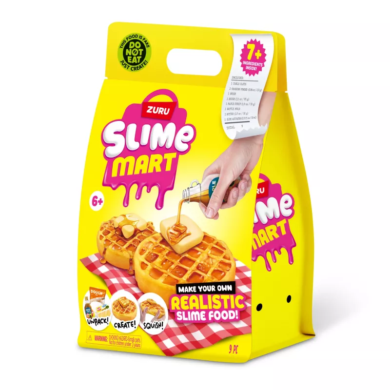 ZURU Slime Mart Small Bag, Mängutoit, 6 a, Mitmevärviline