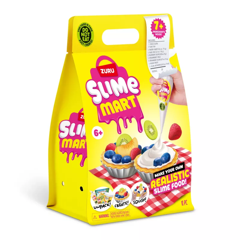 ZURU Slime Mart Small Bag, Mängutoit, 6 a, Mitmevärviline