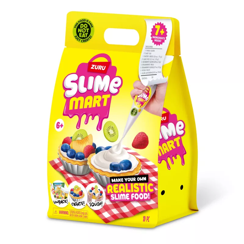 ZURU Slime Mart Small Bag, Mängutoit, 6 a, Mitmevärviline