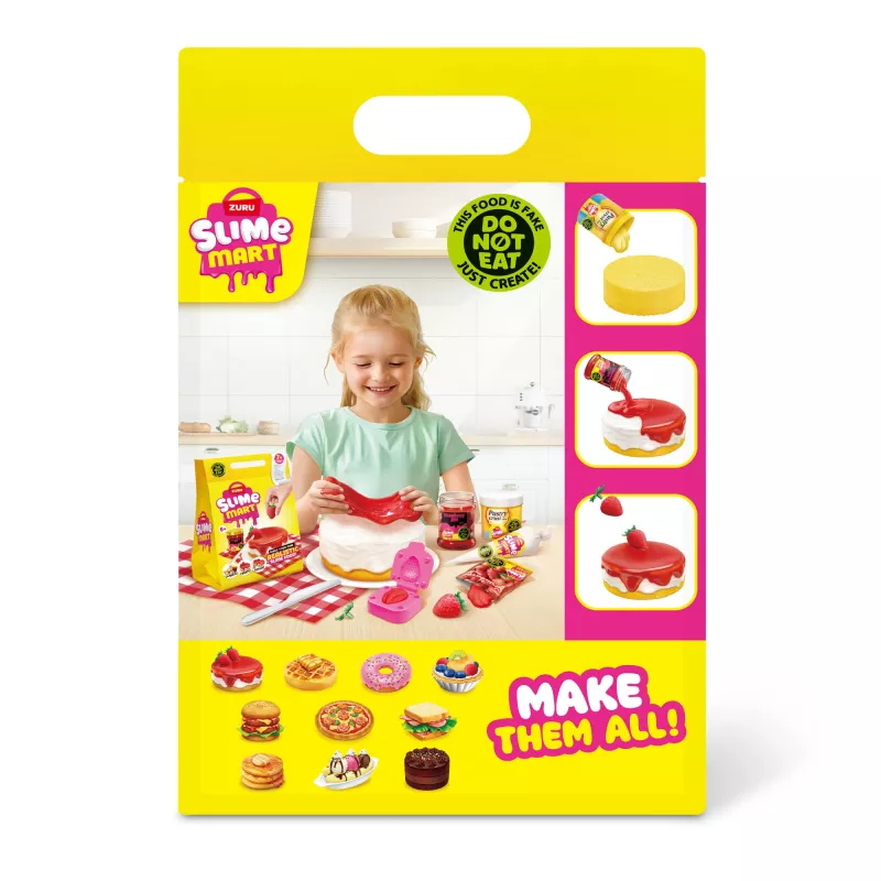 ZURU Slime Mart Small Bag, Mängutoit, 6 a, Mitmevärviline