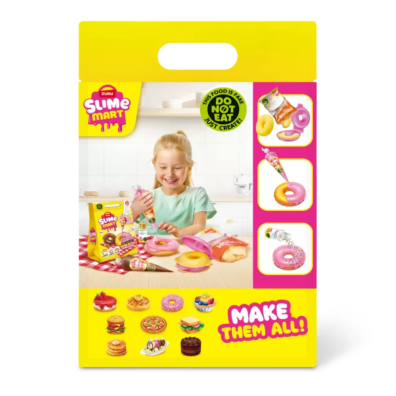 ZURU Slime Mart Small Bag, Mängutoit, 6 a, Mitmevärviline