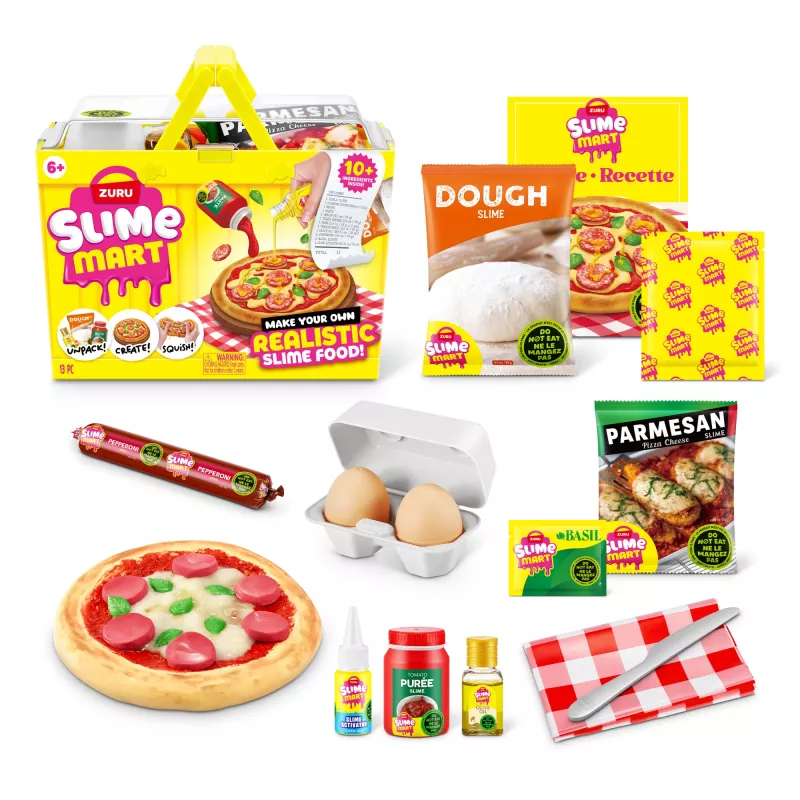 ZURU Slime Mart Small Basket, Mängutoit, 6 a, Mitmevärviline